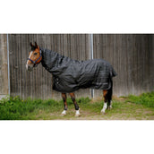 EQUITHÈME Regendecke TYREX Lumin 600D 0g Schwarz EQUITHÈME Regendecke TYREX Lumin 600D 0g Schwarz