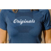 EQUITHÈME Shirt Elena Seamless Blau/Hellblau EQUITHÈME Shirt Elena Seamless Blau/Hellblau