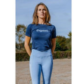 EQUITHÈME Shirt Elena Seamless Blau/Hellblau EQUITHÈME Shirt Elena Seamless Blau/Hellblau