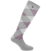 EQUITHÈME Socken Argyle Grau/lila EQUITHÈME Socken Argyle Grau/lila