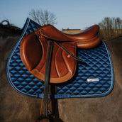 EQUITHÈME Schabracke Nacre Springen Stahlblau EQUITHÈME Schabracke Nacre Springen Stahlblau