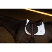 Equestrian Stockholm Schabracke Modern Springen Weiß/Dark Purple Equestrian Stockholm Schabracke Modern Springen Weiß/Dark Purple