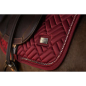 Equestrian Stockholm Schabracke Vegan Fur Springen Crystal Bordeaux Equestrian Stockholm Schabracke Vegan Fur Springen Crystal Bordeaux