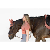 Equestrian Stockholm Shirt UV Protection Coral Equestrian Stockholm Shirt UV Protection Coral