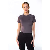 Equestrian Stockholm Shirt Dynamic Short Sleeve Dark Violet Equestrian Stockholm Shirt Dynamic Short Sleeve Dark Violet