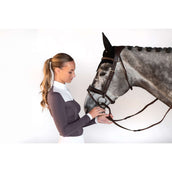 Equestrian Stockholm Turniershirt Fine Line Weiß/Dark Purple Equestrian Stockholm Turniershirt Fine Line Weiß/Dark Purple