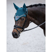 Equestrian Stockholm Fliegenhaube Teal Blue Equestrian Stockholm Fliegenhaube Teal Blue