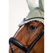 Equestrian Stockholm Fliegenhaube Pistachio White Equestrian Stockholm Fliegenhaube Pistachio White