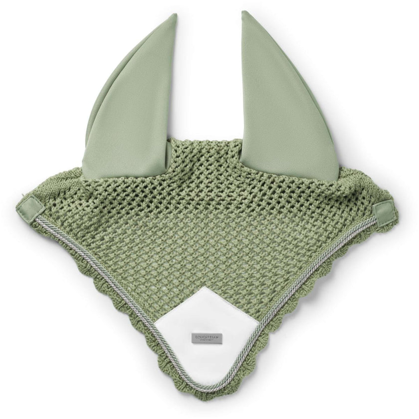 Equestrian Stockholm Fliegenhaube Pistachio White Equestrian Stockholm Fliegenhaube Pistachio White