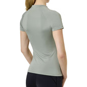 Equestrian Stockholm Shirt Dynamic Short Sleeve Pistachio White Equestrian Stockholm Shirt Dynamic Short Sleeve Pistachio White