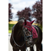Equestrian Stockholm Fliegenhaube Velvet Merlot Equestrian Stockholm Fliegenhaube Velvet Merlot