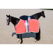 Eskadron Abschwitzdecke Classic Sports Fleece Stripe Coral Blossom Eskadron Abschwitzdecke Classic Sports Fleece Stripe Coral Blossom