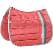 Eskadron Schabracke Classic Sports Big Square Mattgloss Dressur Coral Blossom Eskadron Schabracke Classic Sports Big Square Mattgloss Dressur Coral Blossom