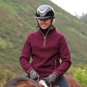 Aubrion by Shires Pullover Original Fleece Maroon Aubrion by Shires Pullover Original Fleece Maroon