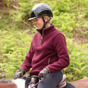 Aubrion by Shires Pullover Original Fleece Maroon Aubrion by Shires Pullover Original Fleece Maroon