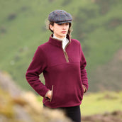 Aubrion by Shires Pullover Original Fleece Maroon Aubrion by Shires Pullover Original Fleece Maroon