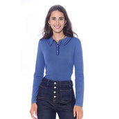 Harcour Polo Popi Damen Steel Blue Harcour Polo Popi Damen Steel Blue
