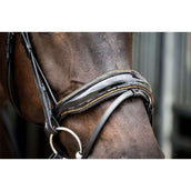 HB Showtime Zaum Golden Dreams Schwarz/Gold Funkeln HB Showtime Zaum Golden Dreams Schwarz/Gold Funkeln