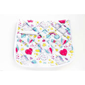 HB Schabracke Unicorn Cartoon Weißer Druck HB Schabracke Unicorn Cartoon Weißer Druck