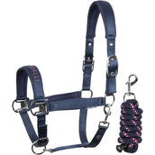 Harry's Horse Halfterset Denici Cavalli Purple Passion Satin Peacoat Harry's Horse Halfterset Denici Cavalli Purple Passion Satin Peacoat