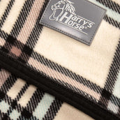 Harry's Horse Fleecedecke Check Creme Harry's Horse Fleecedecke Check Creme
