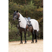 HKM Ausreit- /Fliegendecke Fringes Abnehmbarer Hals Silber/Grau HKM Ausreit- /Fliegendecke Fringes Abnehmbarer Hals Silber/Grau