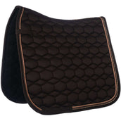 HKM Schabracke Rosegold Glamour Dressur Braun/Rosegold HKM Schabracke Rosegold Glamour Dressur Braun/Rosegold