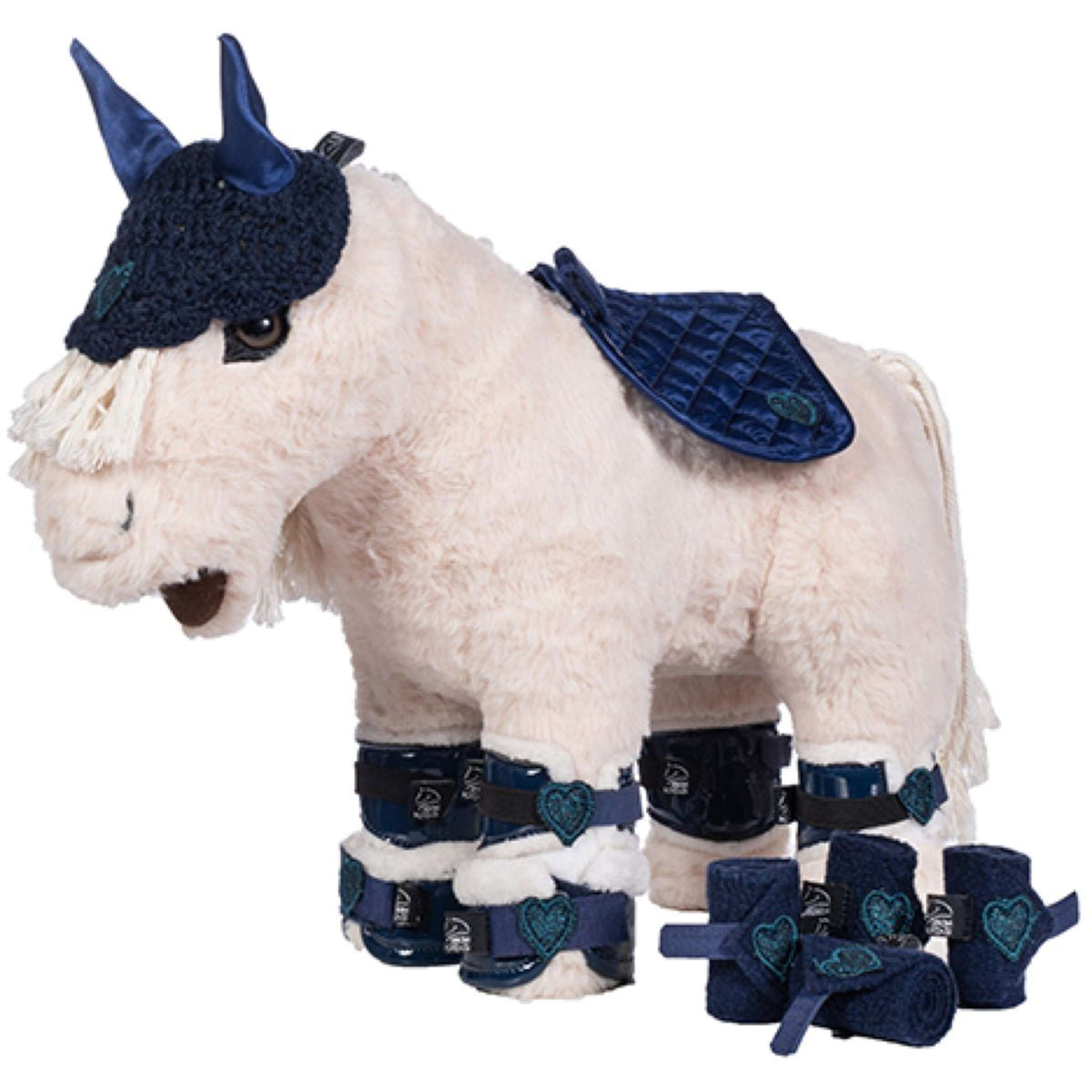 HKM Cuddle Pony Riding Starterset Deep Blue