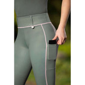 HKM Reitleggings Juna Full Grip Graugrün HKM Reitleggings Juna Full Grip Graugrün