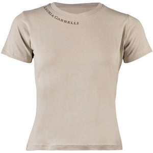 Lauria Garrelli T-Shirt Limone Grau/Beige Lauria Garrelli T-Shirt Limone Grau/Beige