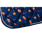 HKM Schabracke Splash Vielseitigkeit Dunkelblau/Orange HKM Schabracke Splash Vielseitigkeit Dunkelblau/Orange