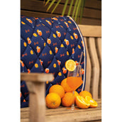 HKM Schabracke Splash Vielseitigkeit Dunkelblau/Orange HKM Schabracke Splash Vielseitigkeit Dunkelblau/Orange