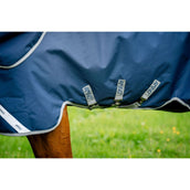 Amigo Turnout Rug 1200D 250g Navy/Titanium Grey/Silver Amigo Turnout Rug 1200D 250g Navy/Titanium Grey/Silver