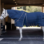 Rambo Optimo Stalldecke Plus 400g Navy/Thunderstorm Grey/Silver Rambo Optimo Stalldecke Plus 400g Navy/Thunderstorm Grey/Silver