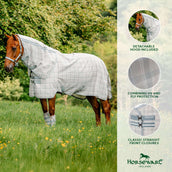 Horseware Fliegendecke Newmarket Plus Witney Charcoal Horseware Fliegendecke Newmarket Plus Witney Charcoal