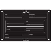 HV Polo Boxenschild HVPPolo Deutsch Schwarz HV Polo Boxenschild HVPPolo Deutsch Schwarz