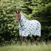 Amigo Halsstück Bug Rug Dragonfly Print/Silver/Blue/Sage Amigo Halsstück Bug Rug Dragonfly Print/Silver/Blue/Sage