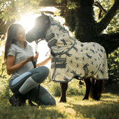 Amigo Bug Rug Plus Petite Dragonfly Print/Silver/Blue/Sage Amigo Bug Rug Plus Petite Dragonfly Print/Silver/Blue/Sage