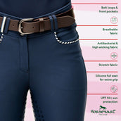 Horseware Reithose Newmarket High Rise Full Seat Navy Horseware Reithose Newmarket High Rise Full Seat Navy