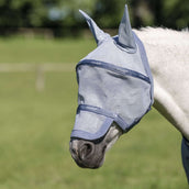 Rambo Fly Mask Heather Blue/Blue/Silver Rambo Fly Mask Heather Blue/Blue/Silver