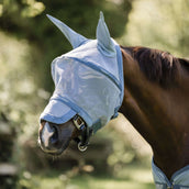 Rambo Fly Mask Heather Blue/Blue/Silver Rambo Fly Mask Heather Blue/Blue/Silver