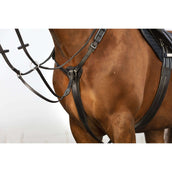 Rambo Micklem Brustgeschirr mit Martingal Schwarz Rambo Micklem Brustgeschirr mit Martingal Schwarz