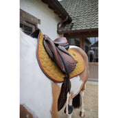 Kentucky Horsewear Schabracke Onion Quilt Leather Neon Springen Kaki Kentucky Horsewear Schabracke Onion Quilt Leather Neon Springen Kaki