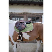 Kentucky Horsewear Schabracke Softshell Onion Quilt Springen Khaki/Altrosa Kentucky Horsewear Schabracke Softshell Onion Quilt Springen Khaki/Altrosa