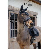 Kentucky Schabracke Plaited 3D Logo Dressur Schwarz Kentucky Schabracke Plaited 3D Logo Dressur Schwarz