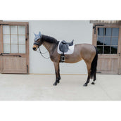 Kentucky Schabracke Plaited 3D Logo Dressur Weiß Kentucky Schabracke Plaited 3D Logo Dressur Weiß