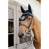 Kentucky Fliegenhaube Wellington Soundless 3D Logo Rope Schwarz Kentucky Fliegenhaube Wellington Soundless 3D Logo Rope Schwarz