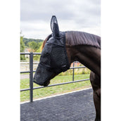 Kentucky Fliegenmaske Heart mit Ohren und Nase Schwarz Kentucky Fliegenmaske Heart mit Ohren und Nase Schwarz