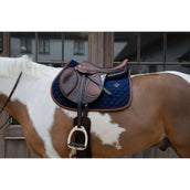 Kentucky Horsewear Schabracke Onion Quilt Leather Neon Springen Navy Kentucky Horsewear Schabracke Onion Quilt Leather Neon Springen Navy