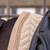Kentucky Schabracke Velvet Mini Pearls Dressur Beige Kentucky Schabracke Velvet Mini Pearls Dressur Beige